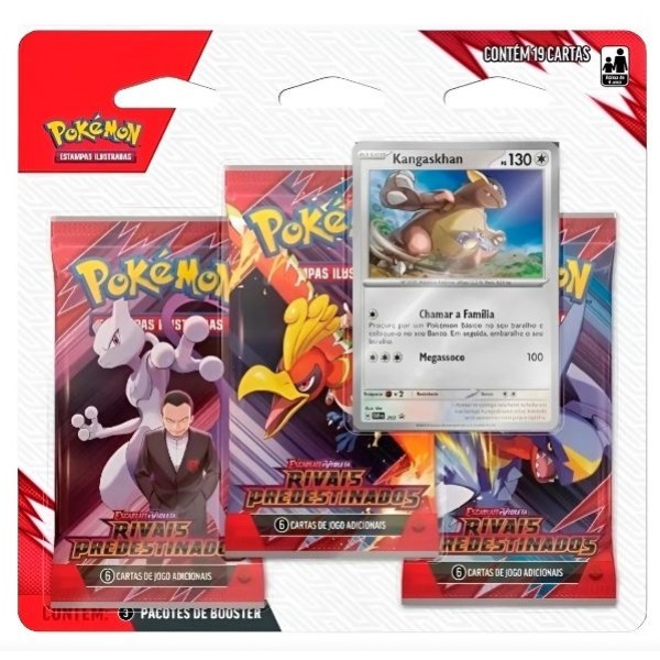 Pokemon Cards Blister Triplo Rivais Predestinados 35559