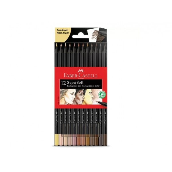 Lapis Cor Faber Supersoft 12 láp Tons Pele