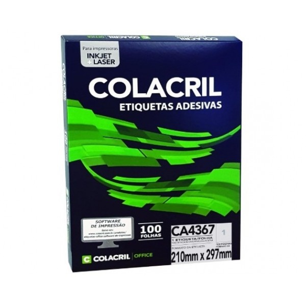 Etiqueta Ad Colacril A4 1 210x297 cx c/100