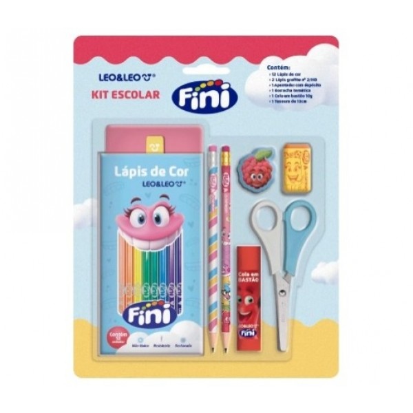 Kit Escolar Fini 12 lap +