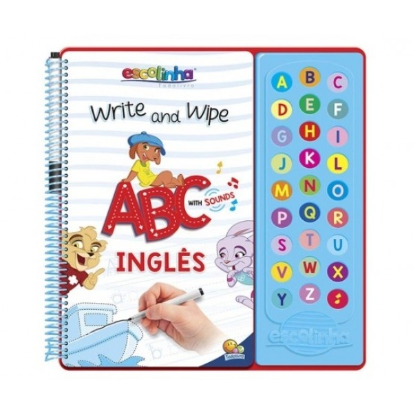 Livro Escreve e Apaga ABC Ingles