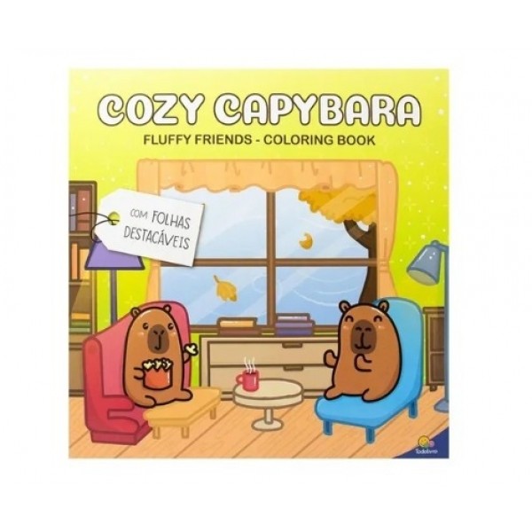 FLUFFY FRIENDS COLORIR COZY CAPYVARA