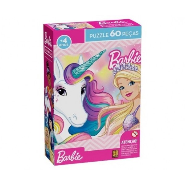 Quebra Cabeca Barbie 60 pcs