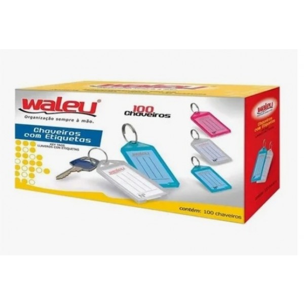 Chaveiro Etiqueta Maxcril c/100