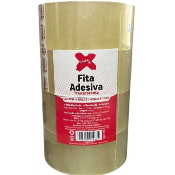 Fita Empac Transp  Make 45x100 cx c/48