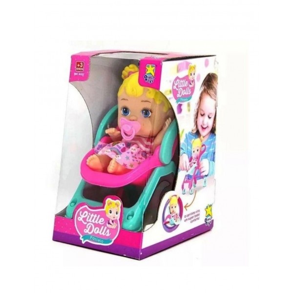 BONECA LITTLE DOLLS PASSEIO DIVER TOYS 8027