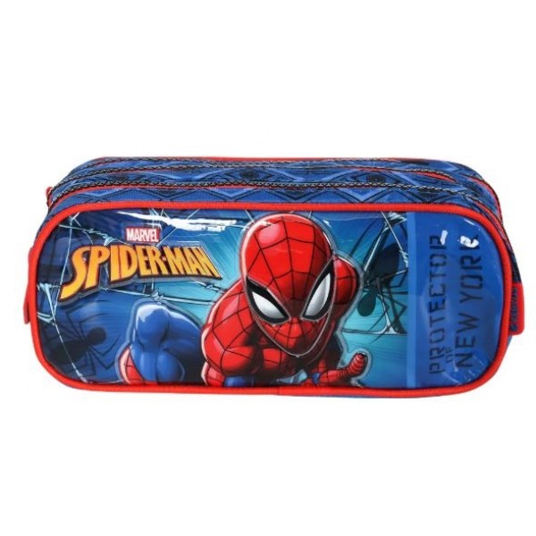 Estojo Triplo Spider Men X2 Xeryus 14937