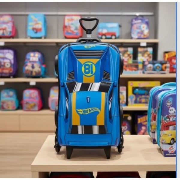 MOCHILA RD DIPLOMATA HOTWHEELS D-MUSCLE AZUL