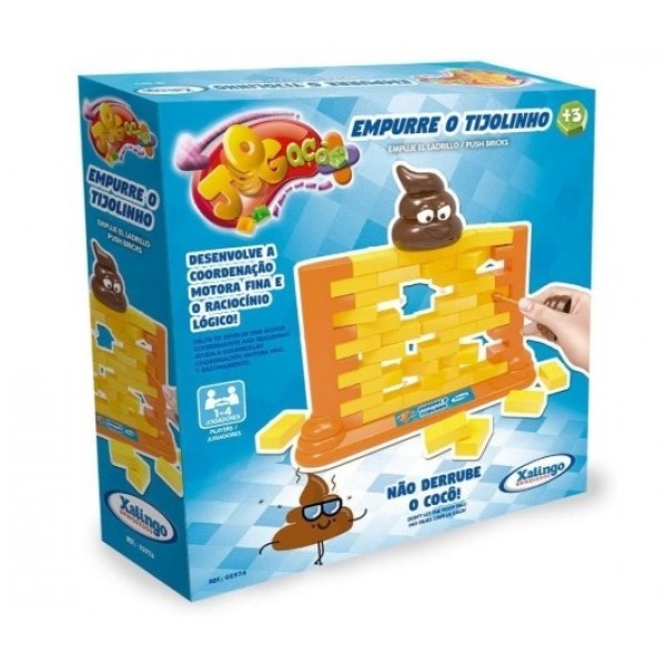 Jogo Empurre Tijolinho Xalingo
