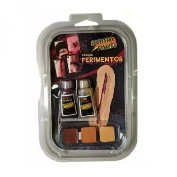 Kit Caracterizacao Terror Corte Grande 7410