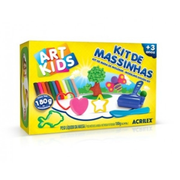 Kit Massinha Acrilex 2 180g