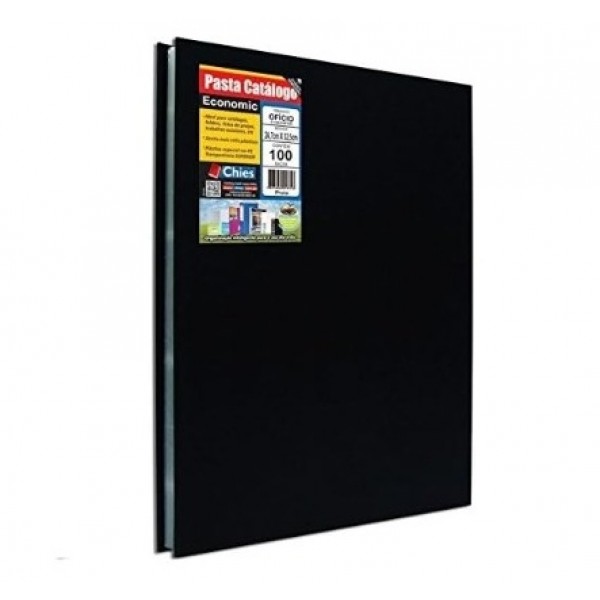 Pasta Catalogo Economic Chies 100Env Preto