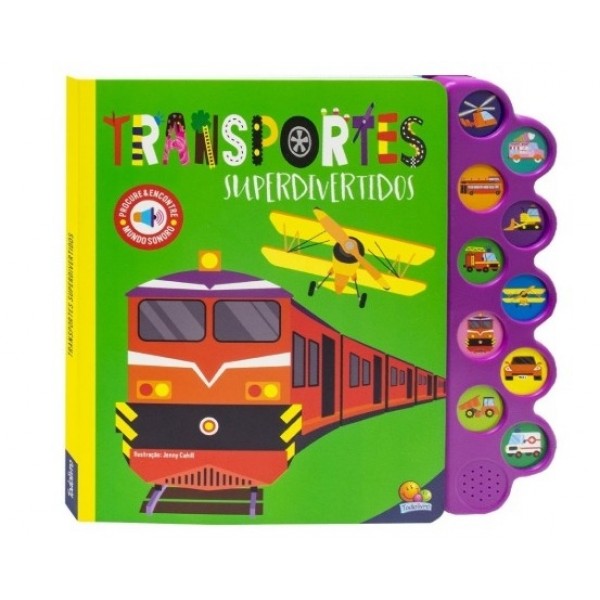 Livro Mundo Sonoro Transportes Superdivertidos
