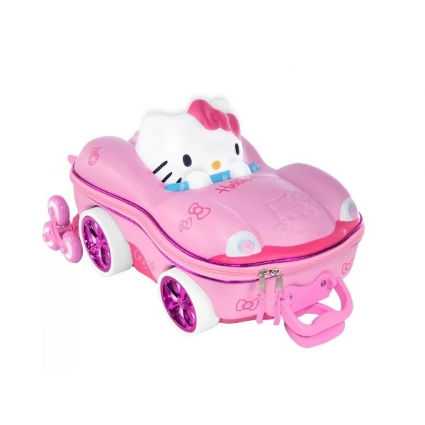Mochila RD Diplomata Hello Kitty Carro
