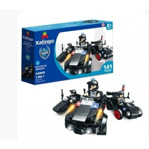 Blocos Carros 3 em 1 Xalingo 141pcs