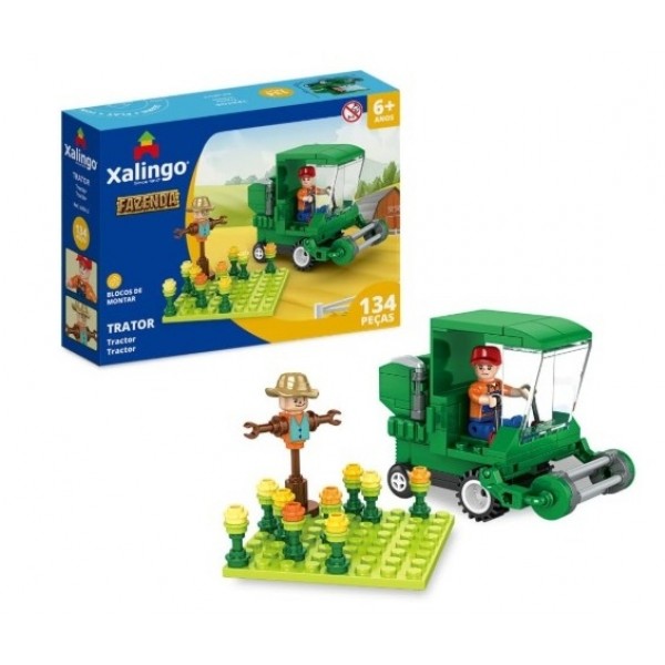 Blocos Xalingo Trator 134pcs