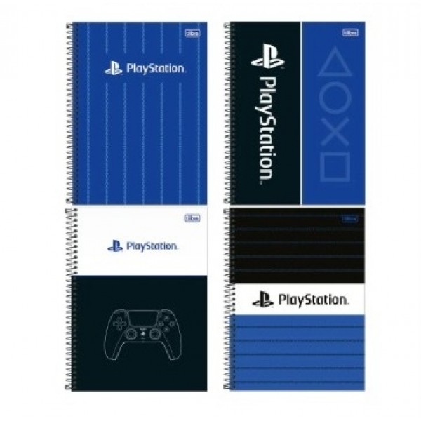 Caderno Tilibra C/D Esp PlayStation 80fls