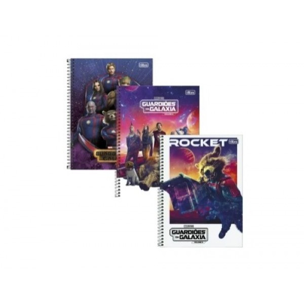 Caderno Tilibra C/D Esp Guardios Galaxia 80fls