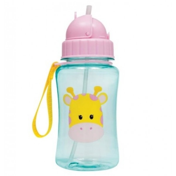 Garrafinha c/ Canudo Animal Fun Girafa Buba