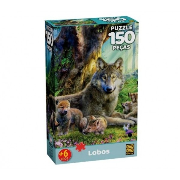 Quebra Cabeca Lobos 150pcs