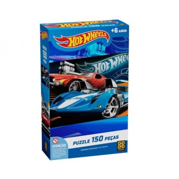 Quebra Cabeca  Hotwheels 150Pcs