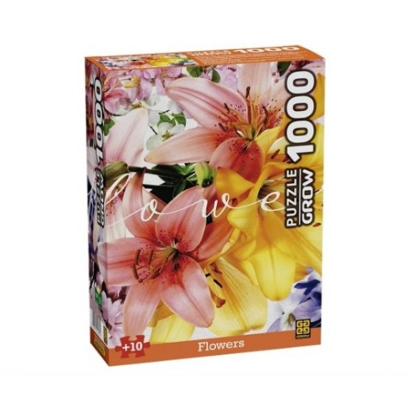 Quebra Cabeca  FLOWERS P1000