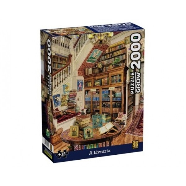 Quebra Cabeca A Livraria 2000Pcs