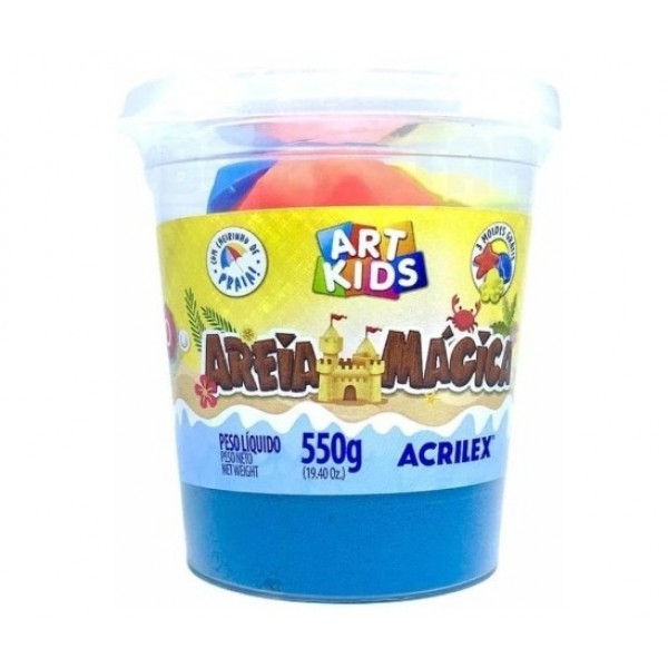 Areia Magica Acrilex 550gr Az