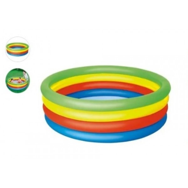 Banheira Inflavel Mor Arco Iris 550l