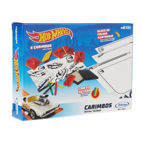Carimbo Hotweels C/6 Xalingo