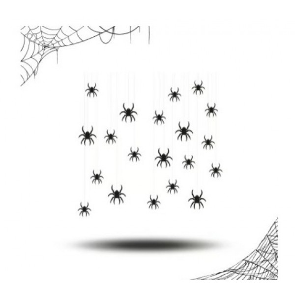 Decoracao Regina Halloween Aranhas Pendurar