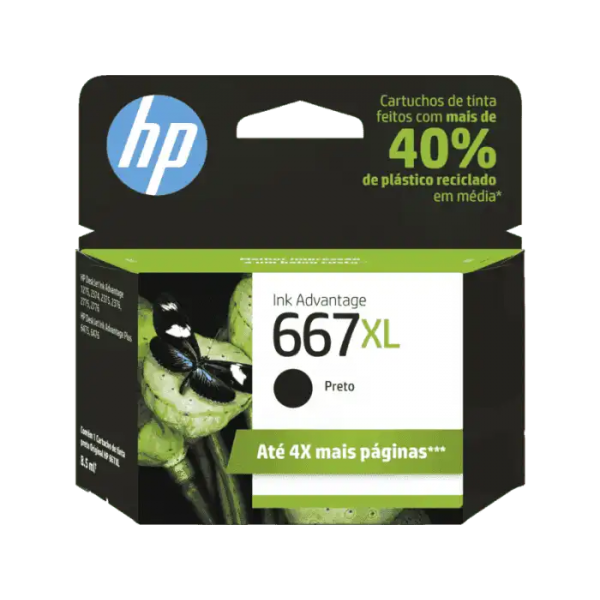  CARTUCHO HP 667 XL PRETO