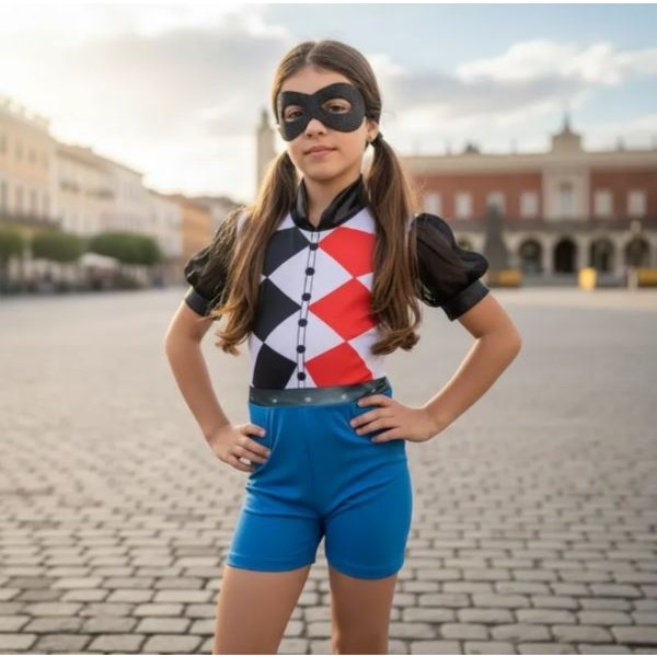 Fantasia Arlequina Sulamericana Super Hero P