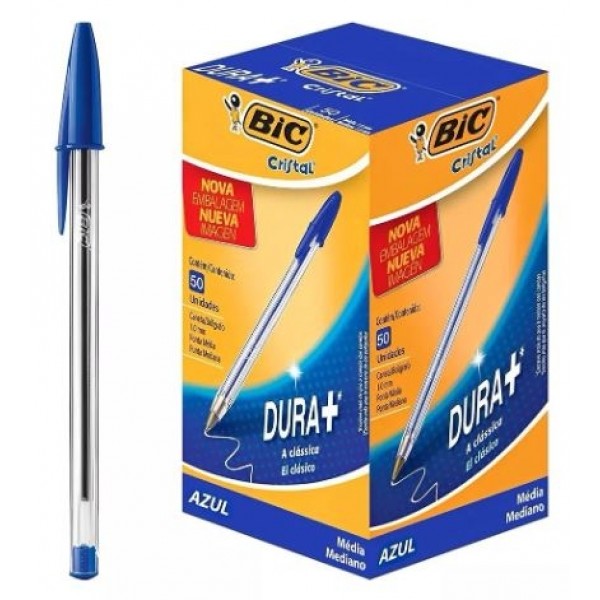 Caneta Esf BIC Cristal Azul cx c/50