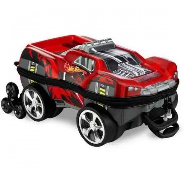 MOCHILA DIPLOMATA HOTWHEELS DAWGZILLA VERMELHA