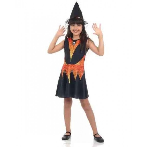 FANTASIA BRUXA CAVEIRA SUPER POP P REF.15228