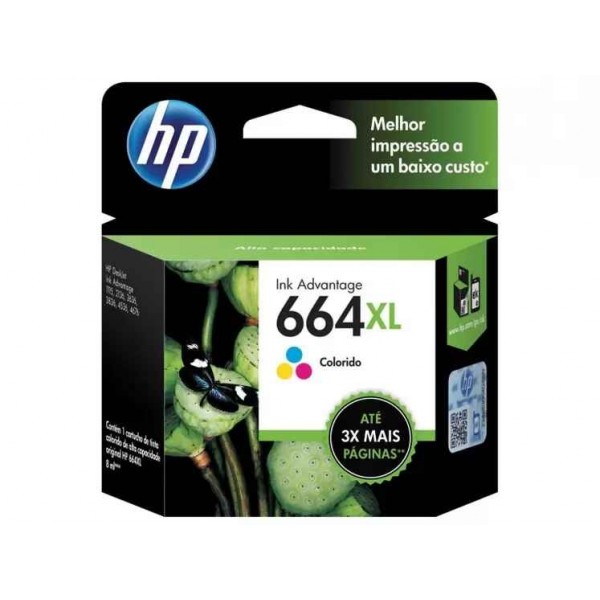 CARTUCHO HP 664 XL COLORIDO