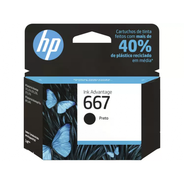 CARTUCHO HP 667 PRETO