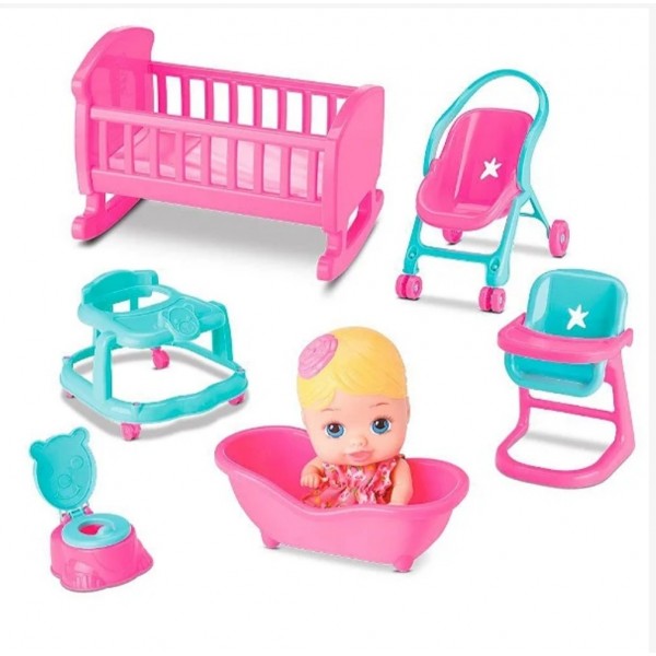 BONECA LITTLE DOLLS CASINHA DIVER TOYS 8023