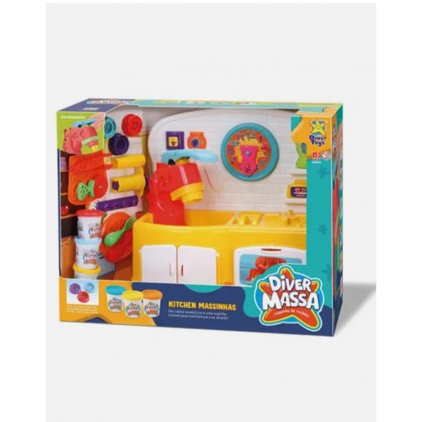 DIVER MASSA COZINHA C/ MAQUINA MASSINHA DIVER TOYS 8124