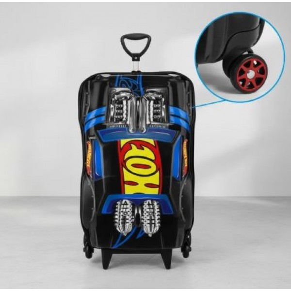 MOCHILA RD DIPLOMATA HOTWHEELS NIGHT SHIFTER PRETA