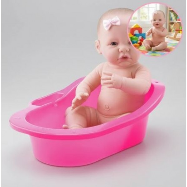 BONECA NEW BORN BANHO DE CARINHO DIVER TOYS 8045