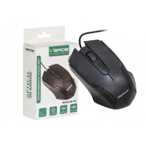 Mouse Optico Verde S03