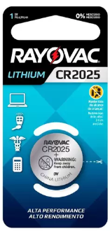 Pilha Rayovac CR2025 3V