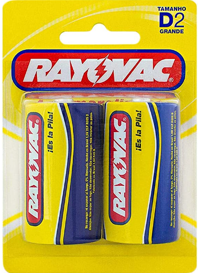 Pilha Rayovac Grande 2PCS