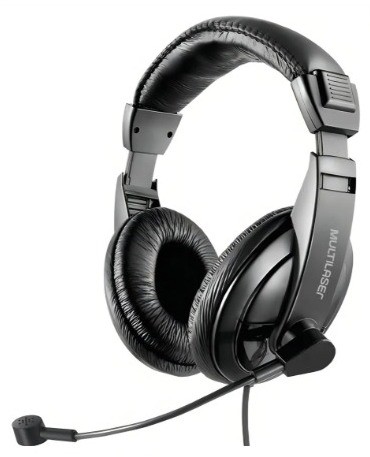 Fone Microfone Multilaser Headset PH245