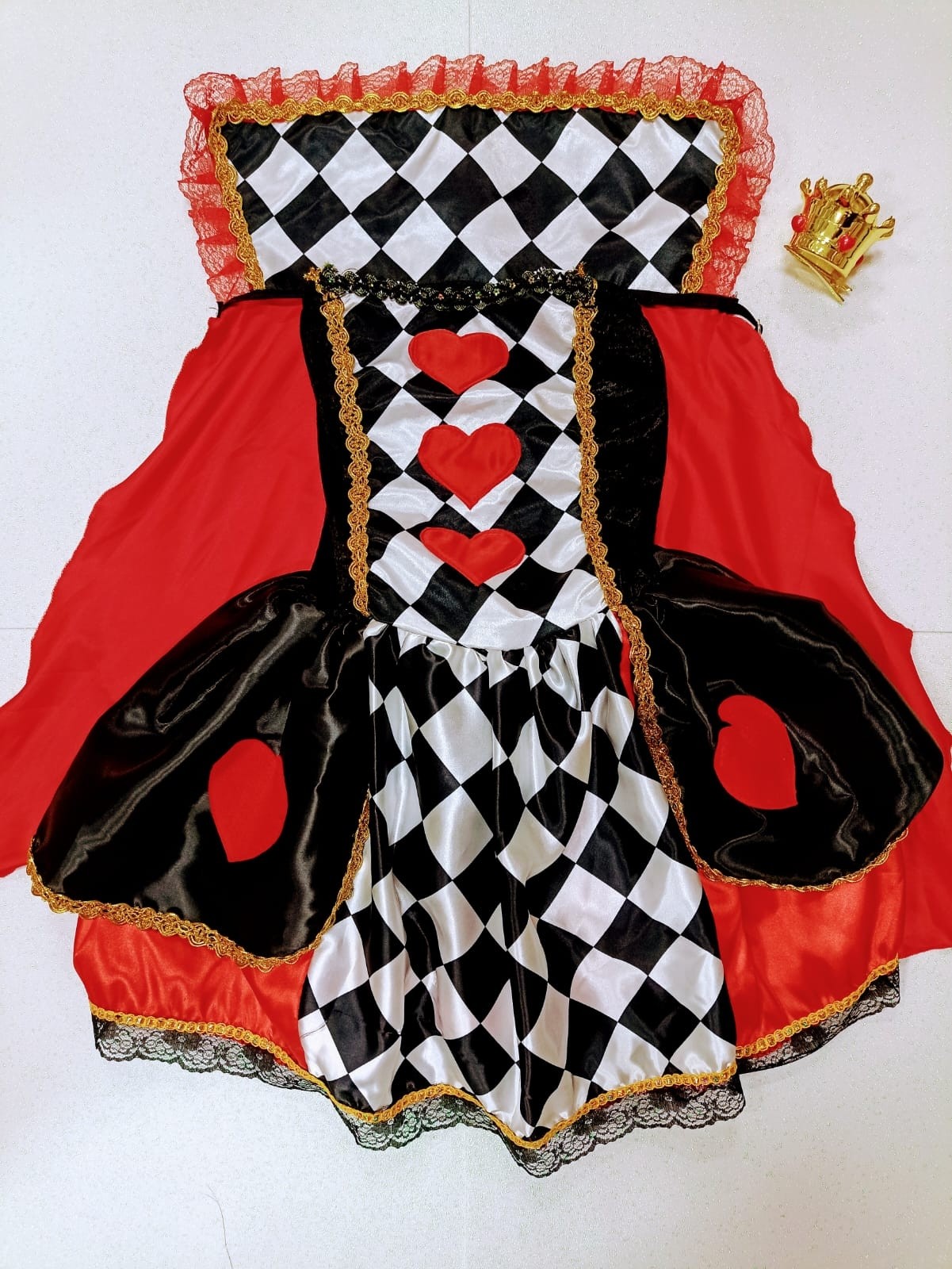 Fantasia Masquerade Rainhas Copas G