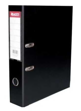 Pasta AZ Chies A4 Larga Preto