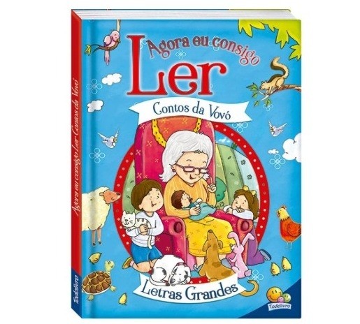 Livro Box Agora Eu Consigo Ler Contos da Vovo 4 Modelos