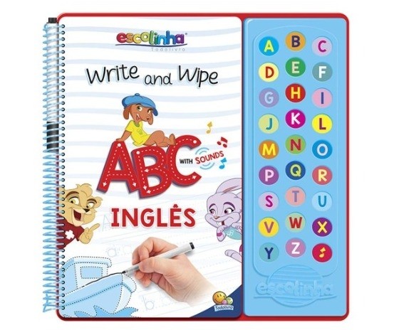 Livro Escreve e Apaga ABC Ingles